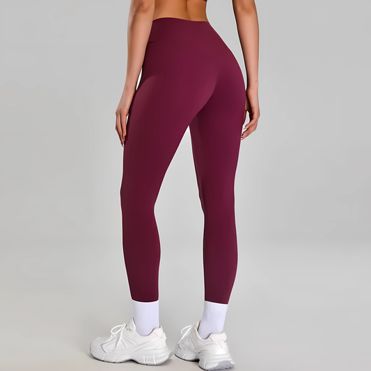 Red Wine Seamless Leggins - Oferta!