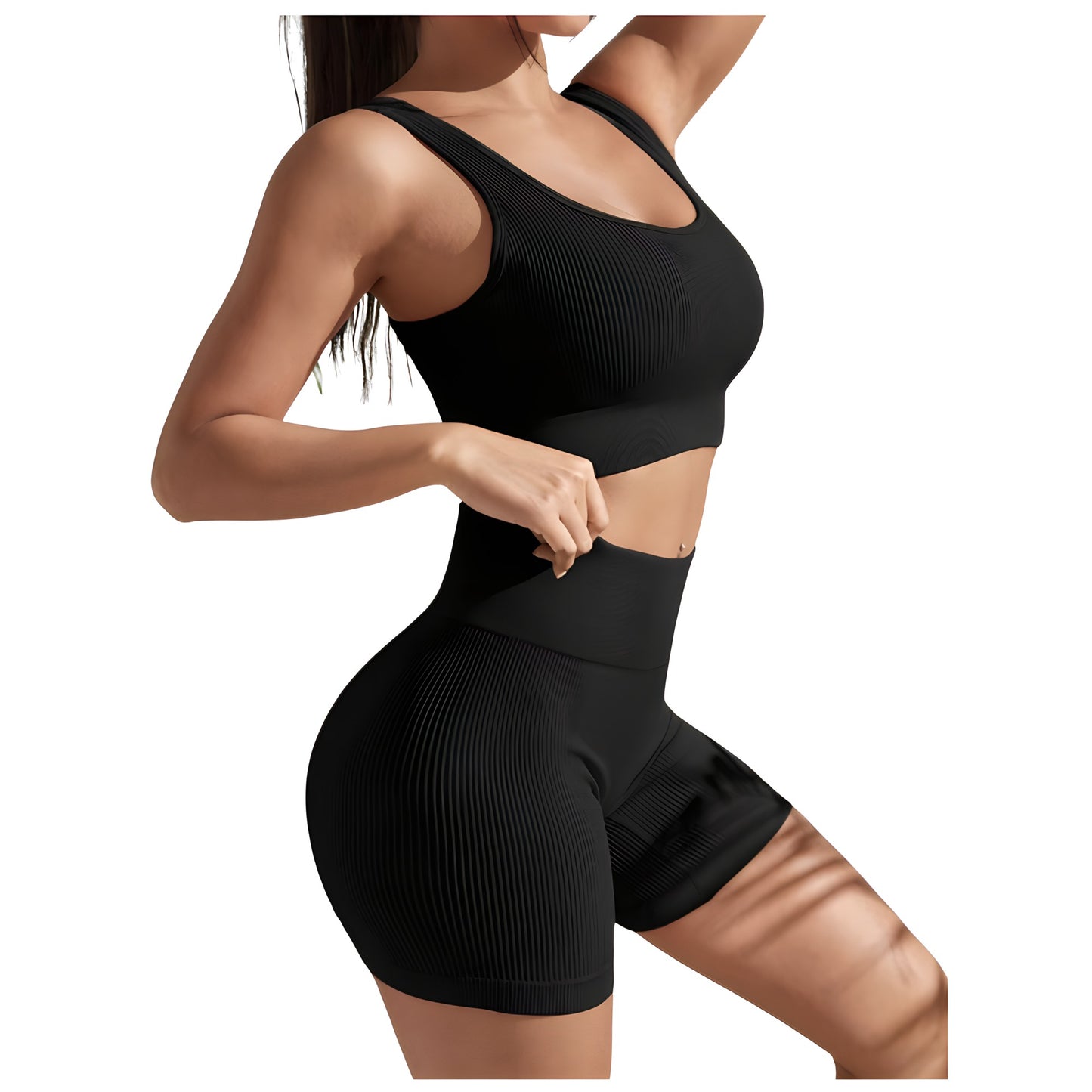 Set Short Black - Oferta!