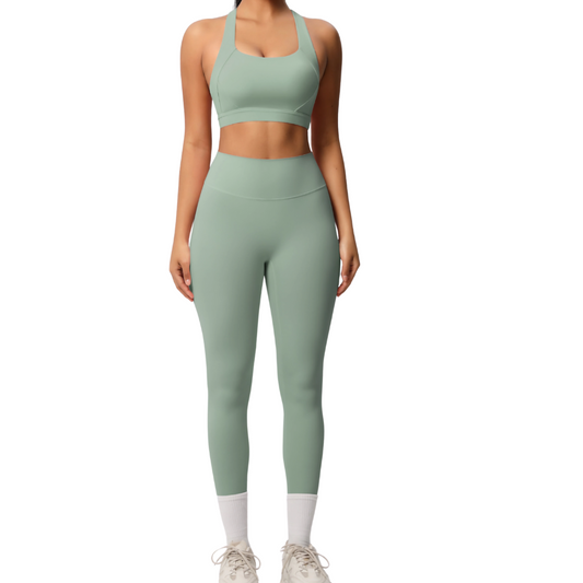 Sage Green Strappy Set