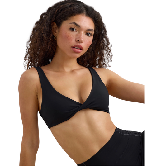 Twisted Crop Top Black