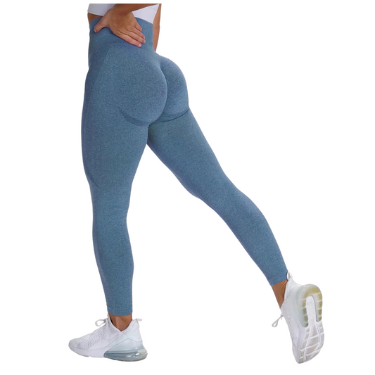 Leggins Deportivos Smoke Blue - Push Up