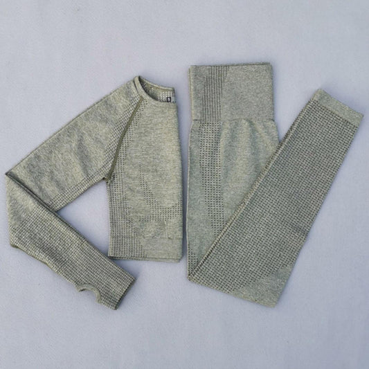 Set Deportivo Manga Larga Army Green