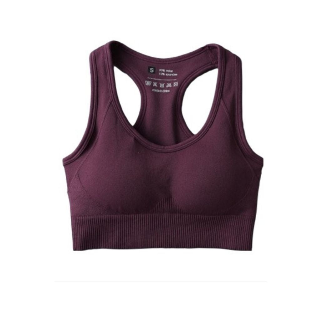 Top Deportivo sin mangas morado - Oferta!