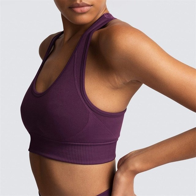 Top Deportivo sin mangas morado - Oferta!